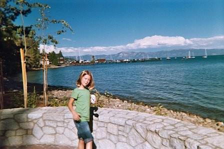 Emma when we were at Lake Tahoe