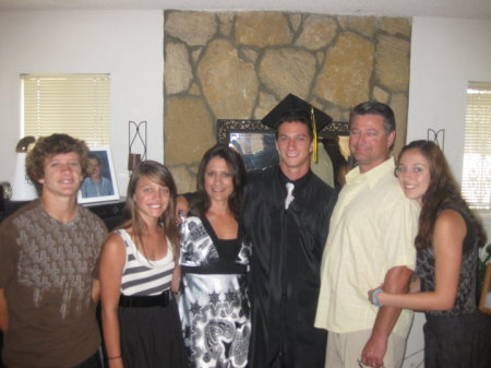 Marty's Family-Brock's graduation from HS 2010