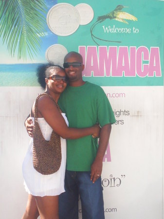 Marv and wifey in jamaica