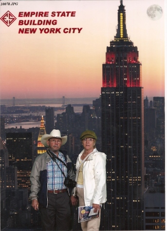 Jim and Bea at Empire State building