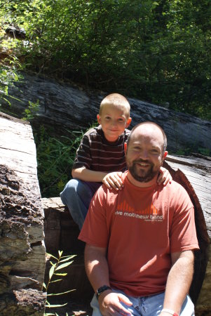 My son, Nate, and grandson, Ryan - July 2011
