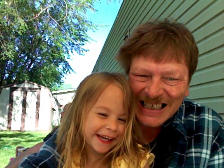 Dennis Peterson's album, me and granddauther