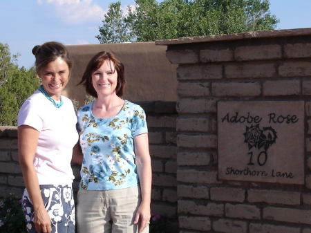 Connie T and Sherry at the Adobe Rose!