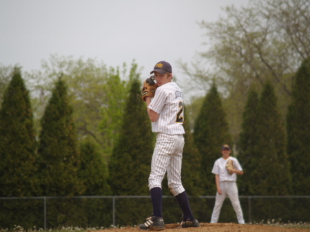 My son pitching in Tournament