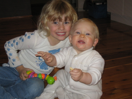 Our granddaughters - Sophie and Isabella