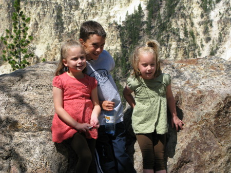 Kids in Yellowstone