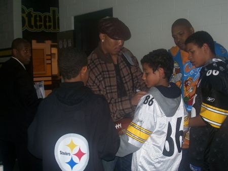 My boys and Hines Ward