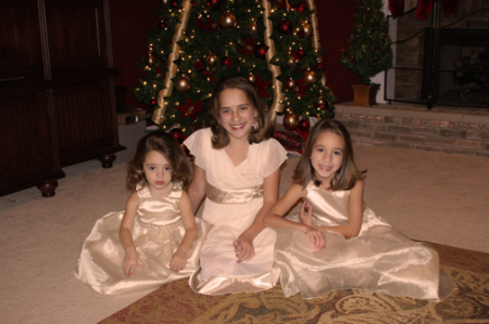 Granddaughters, Christmas 2009