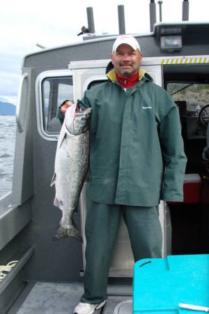 Alaska Fishing at Client's Lodge June 2008