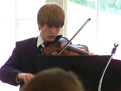 owen playing violin for 7/7/07