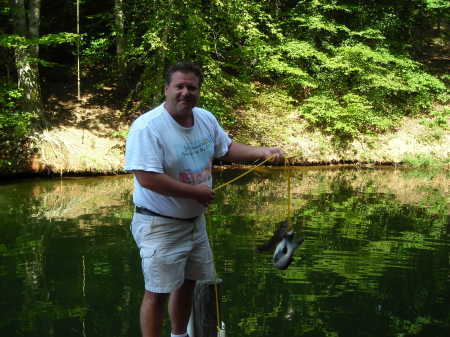 Pops doing his fishing thing