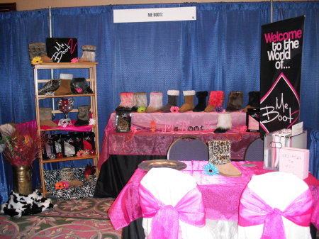 Booth at Shoe Show