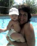 GiGi and Kyla in the pool