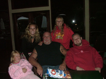 Us with youngest son Mike lower right