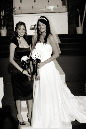 Me & my sister at her wedding 7-14-07