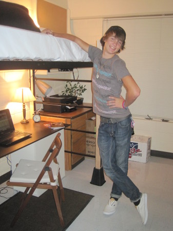 Nick on move in day at TSU