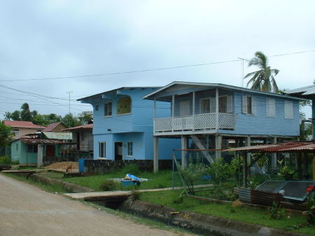 Local homes on Bocas