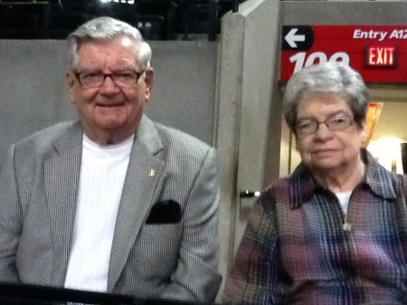 Mom & Dad at Bailee' graduation