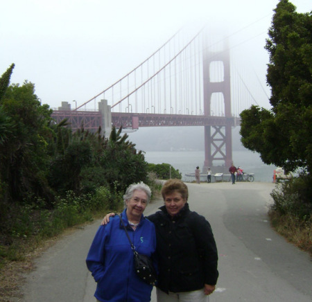 Mom and me at the Golden Gate.