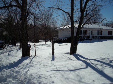 This is the Eastside of my House 02/03/2011