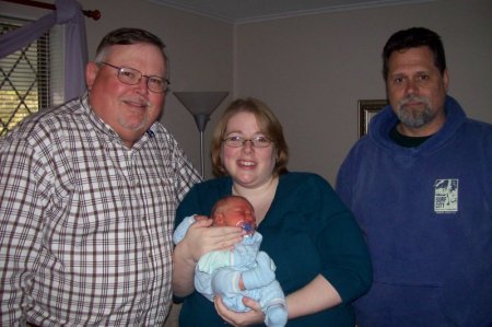 Cousin Eddy, His first Grand son, me