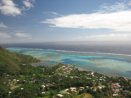 The beautiful reefs surround the islands.