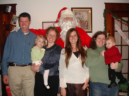 Santa Claus with his nieces