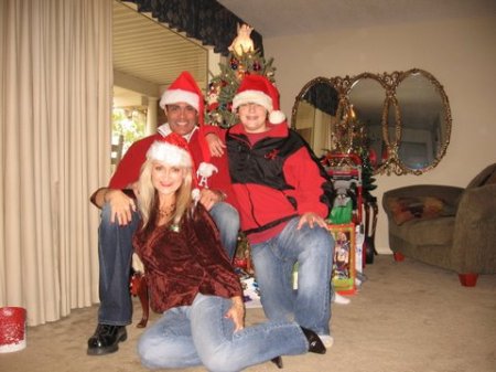family at Christmas 2007