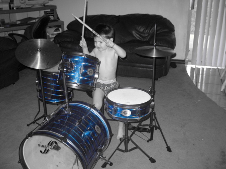 Jaycee on Drums