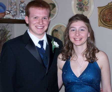 Our son Seattle & his GF Jessica prom 2008