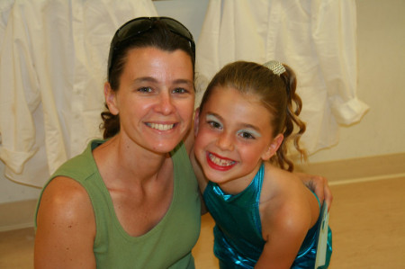 Andi and I at Dance Recital