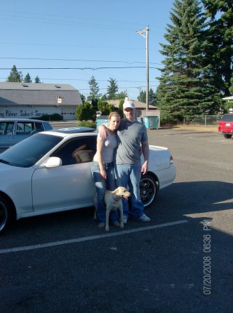 Me, My Wonderful Husband, My Pup, & My Car