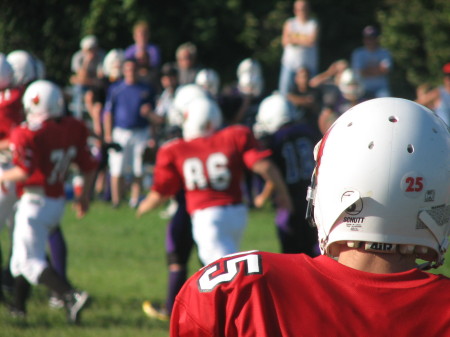 First football game of the Fall 08 season