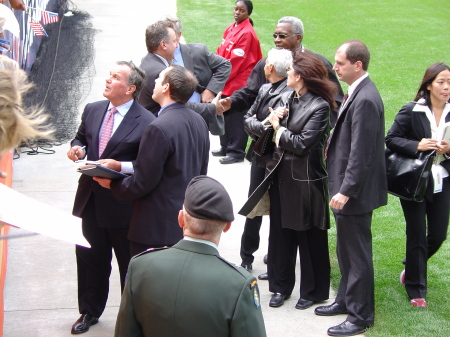 Chris Lackner with Mayor Daley