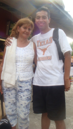 My mom and me