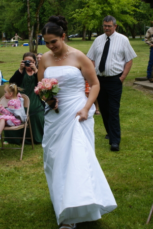 Walking down the aisle