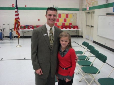 Lacey Lewis and Mayor Tyler Hammons