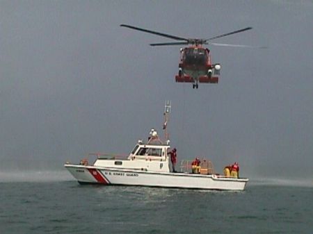 Doug s Coast Guard Training with helo s