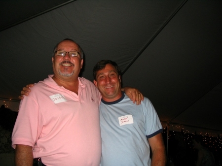 Husband Jon and Mike Johnson--30 year reunion