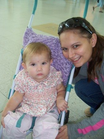 my oldest daughter sarah and grandbaby madison