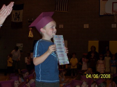 My son Liam's Kindergarden graduation 5/08