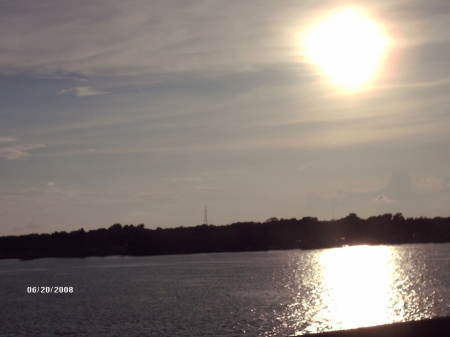 Sunset over Indian River Lagoon