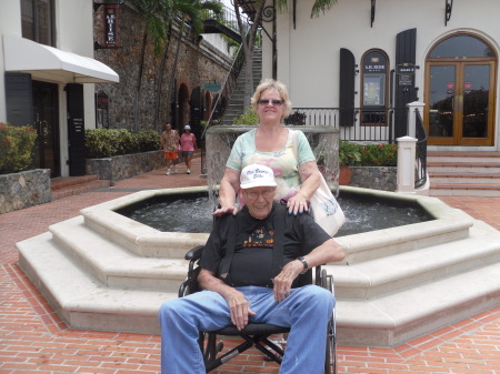 Jack and I in Puerto Rico.
