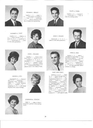 Thomas Veda's album, 1963 Servite High School Yearbook