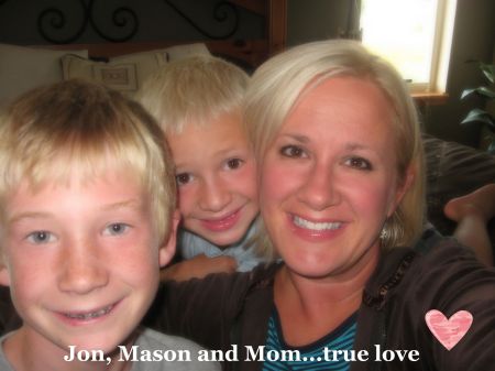 My son's and I.. Jon 9 and Mason 6.