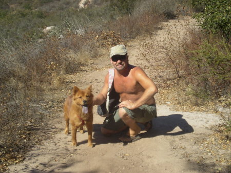 Our Toro Cyn. hike-Mike and Foxy