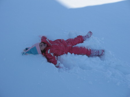 my little snow angel