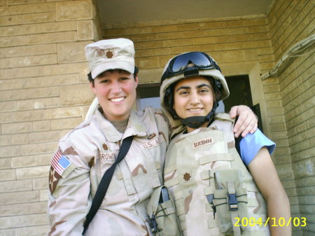 Me with one of my translators in Iraq
