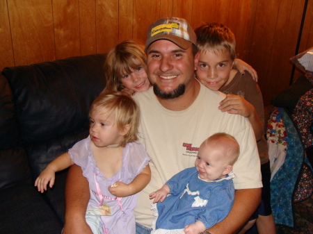 Tony and my 4 grandchildren