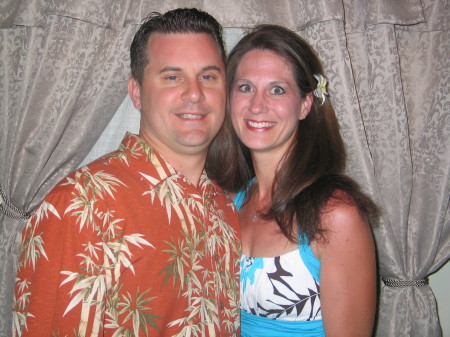 Joe & Deb before the Luau in Hawaii~June 2008